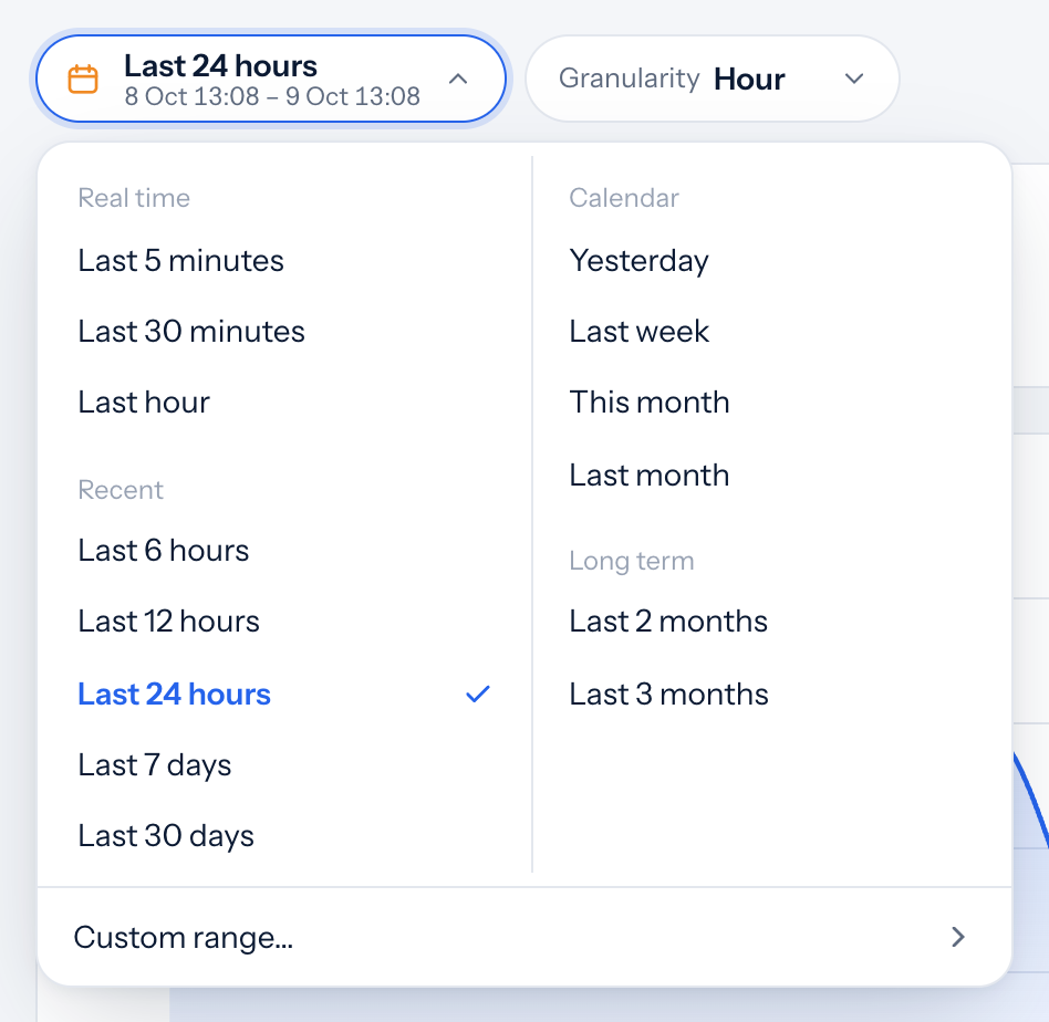 Date picker open